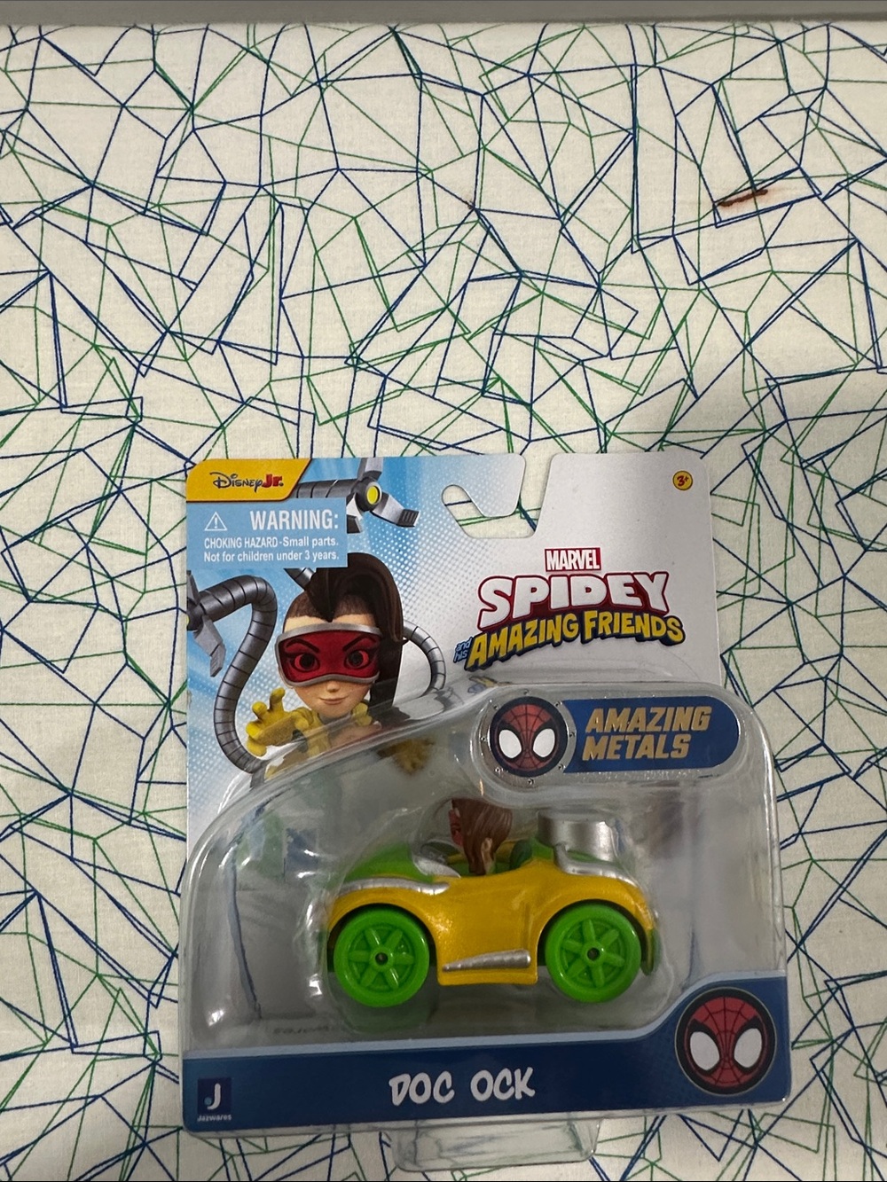 Marvel Spidey and His Amazing Friends Doc Ock Die-Cast Car - Yellow/Green